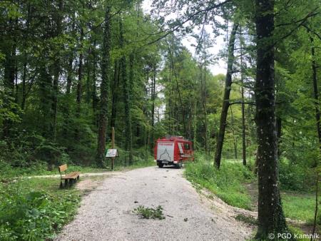 Nočno neurje v Kamniku ni povzročilo večje škode (5)